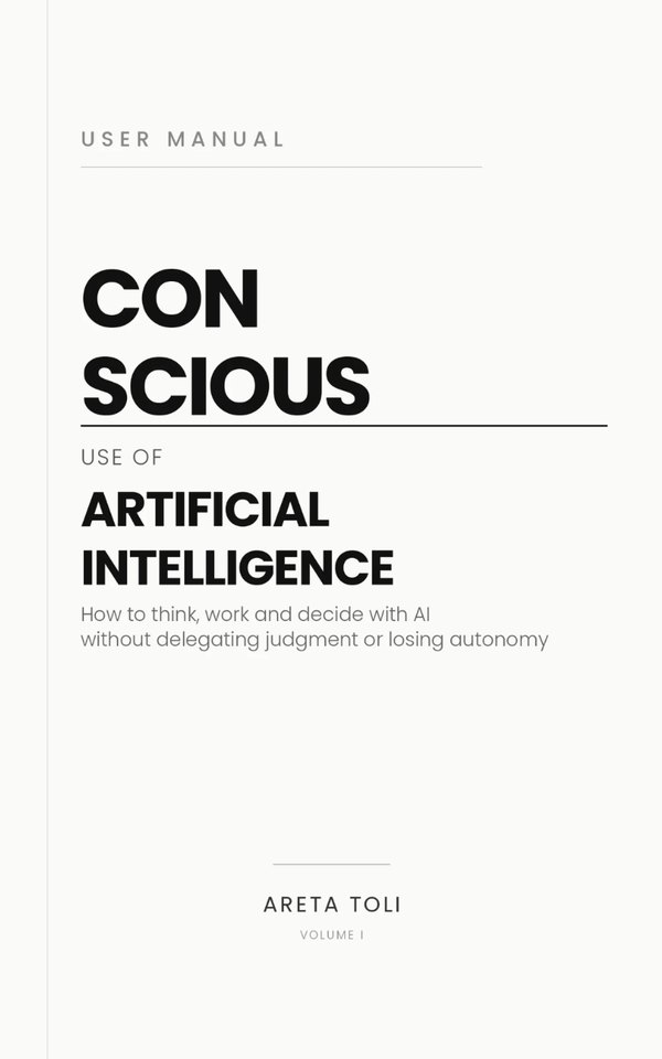 Cover of The Conscious Use of Artificial Intelligence, English edition
